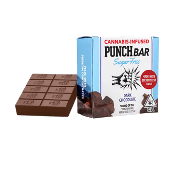 Punch Bar Sugar Free Dark Chocolate cannabis chocolate bar