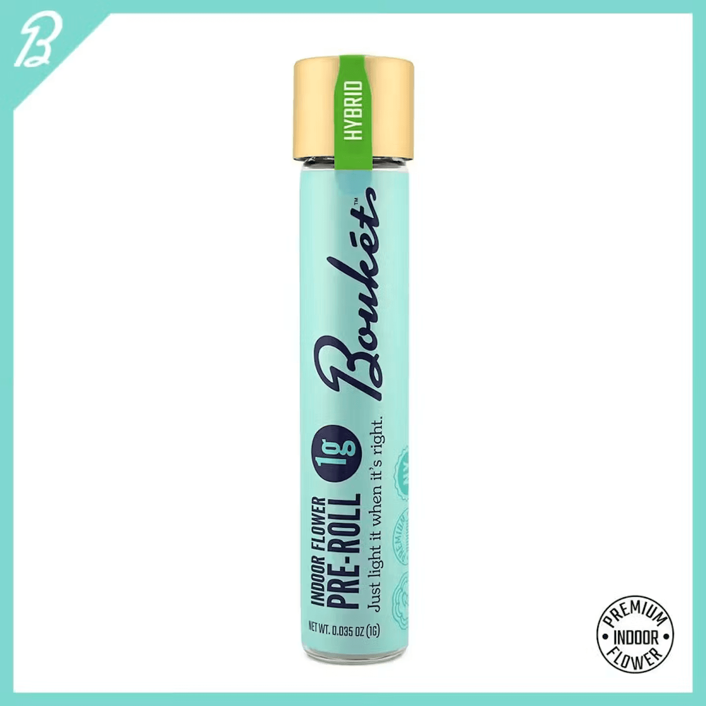 Bouket preroll singles and five packs in assorted hybrid, indica, and sativa strains at Terp Bros Ozone Park