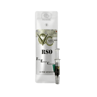 Veteran's Choice Creations RSO full extract cannabis oil 1g syringe applicator