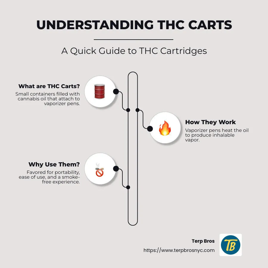 Infographic on THC carts basics - thc carts infographic infographic-line-3-steps-neat_beige