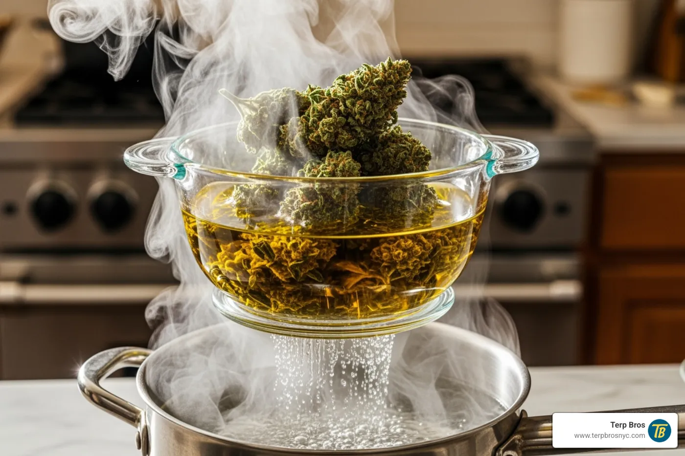 double boiler cannabis oil infusion - how to make cannabis oil for edibles