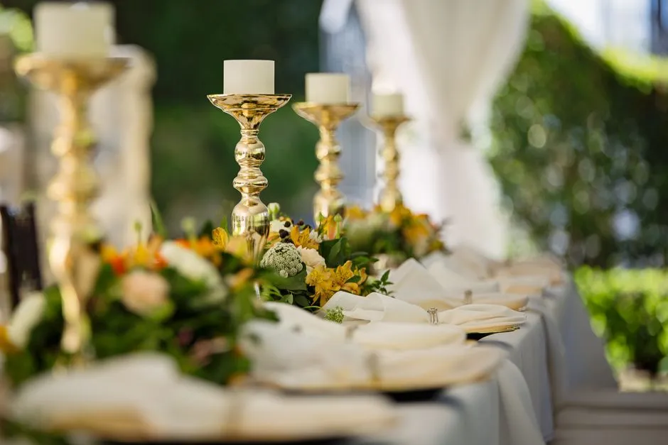 neat wedding floral arrangement - queens ny florist