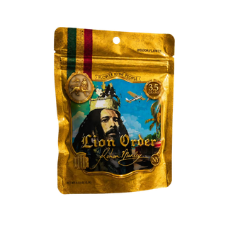 Lion Order half-ounce flower pouch - Bob Marley family brand