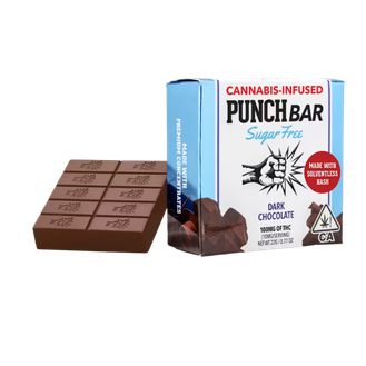 Punch Bar Sugar Free Dark Chocolate cannabis chocolate bar
